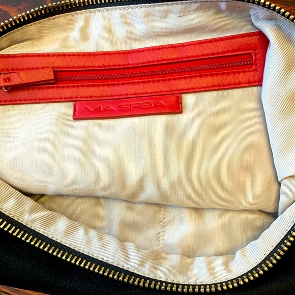 Via Spiga tote purse bag never used large 18Wx12H - Picture 7 of 9